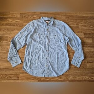 Levi's Men's Regular Blue Long Sleeve Shirt